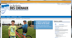 Desktop Screenshot of lebulletindeschenaux.com